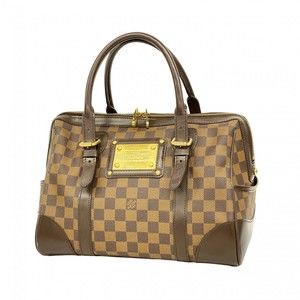 Louis Vuitton Berkeley Damier Handbag Brown Ebene
